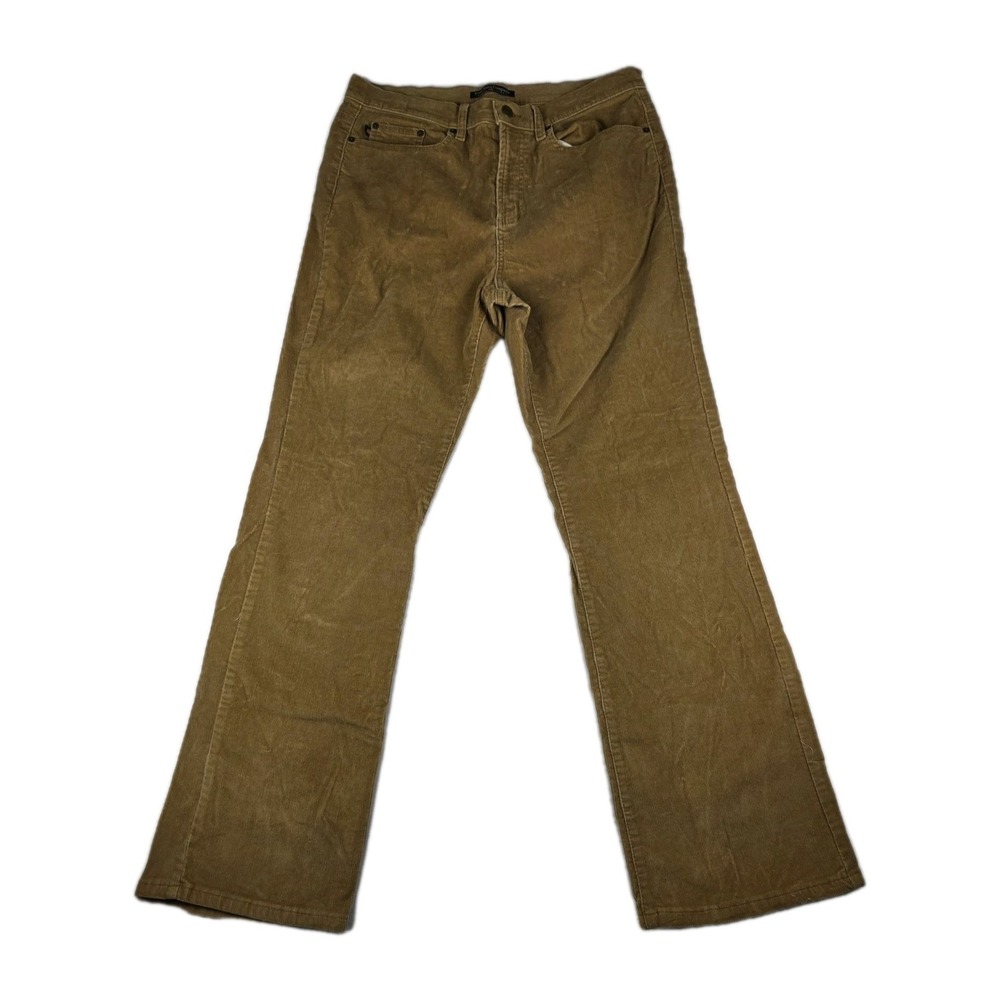 Vintage Polo Jeans Co Ralph‎ Lauren Pants Womens Size 12 Brown Cordoroy